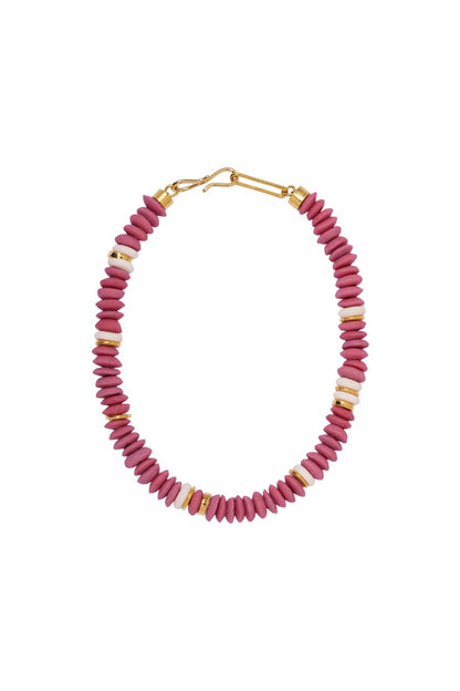 Laguna Necklace in Rose Pink
