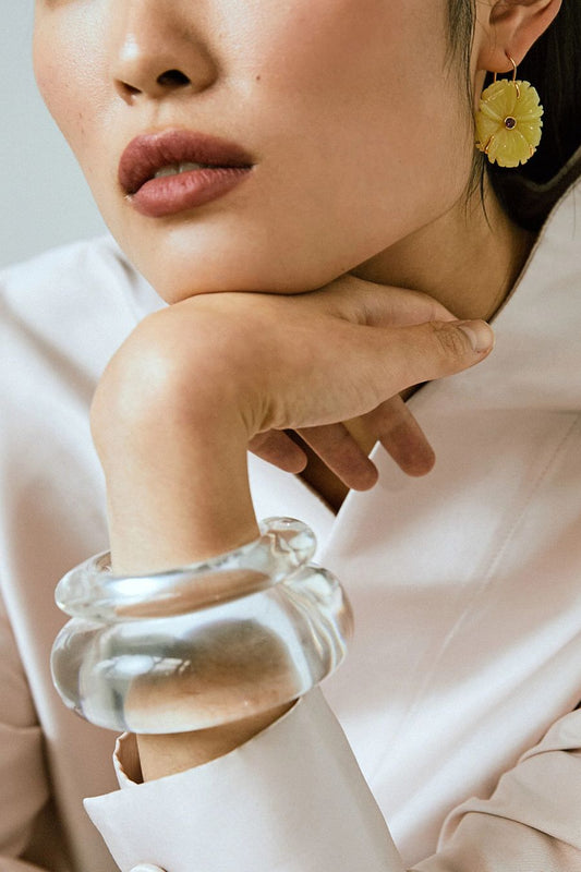 New Bloom Earrings in Canary