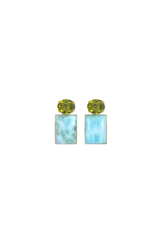 Alette Earrings in Larimar