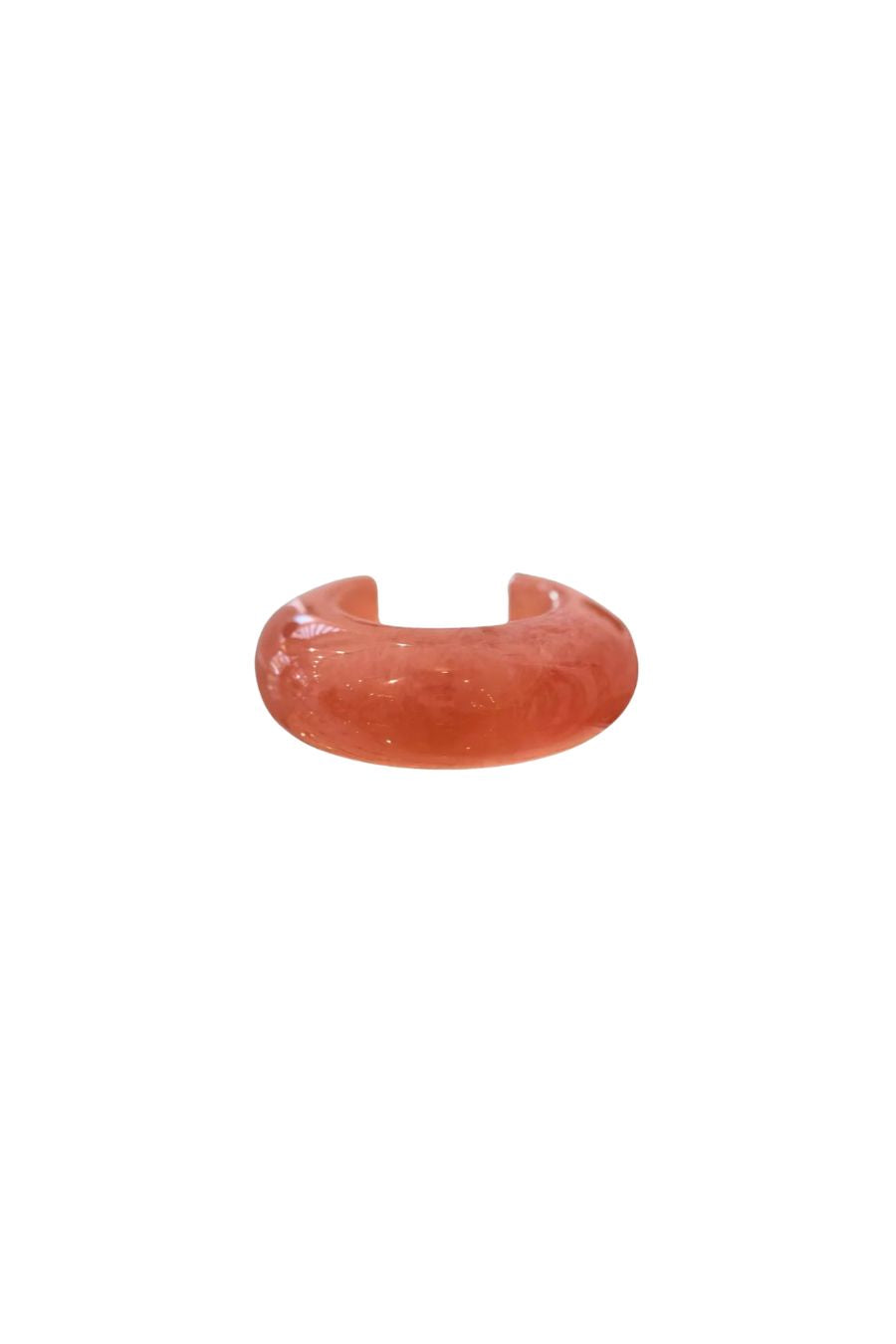 Arc Cuff in Marbled Grapefruit