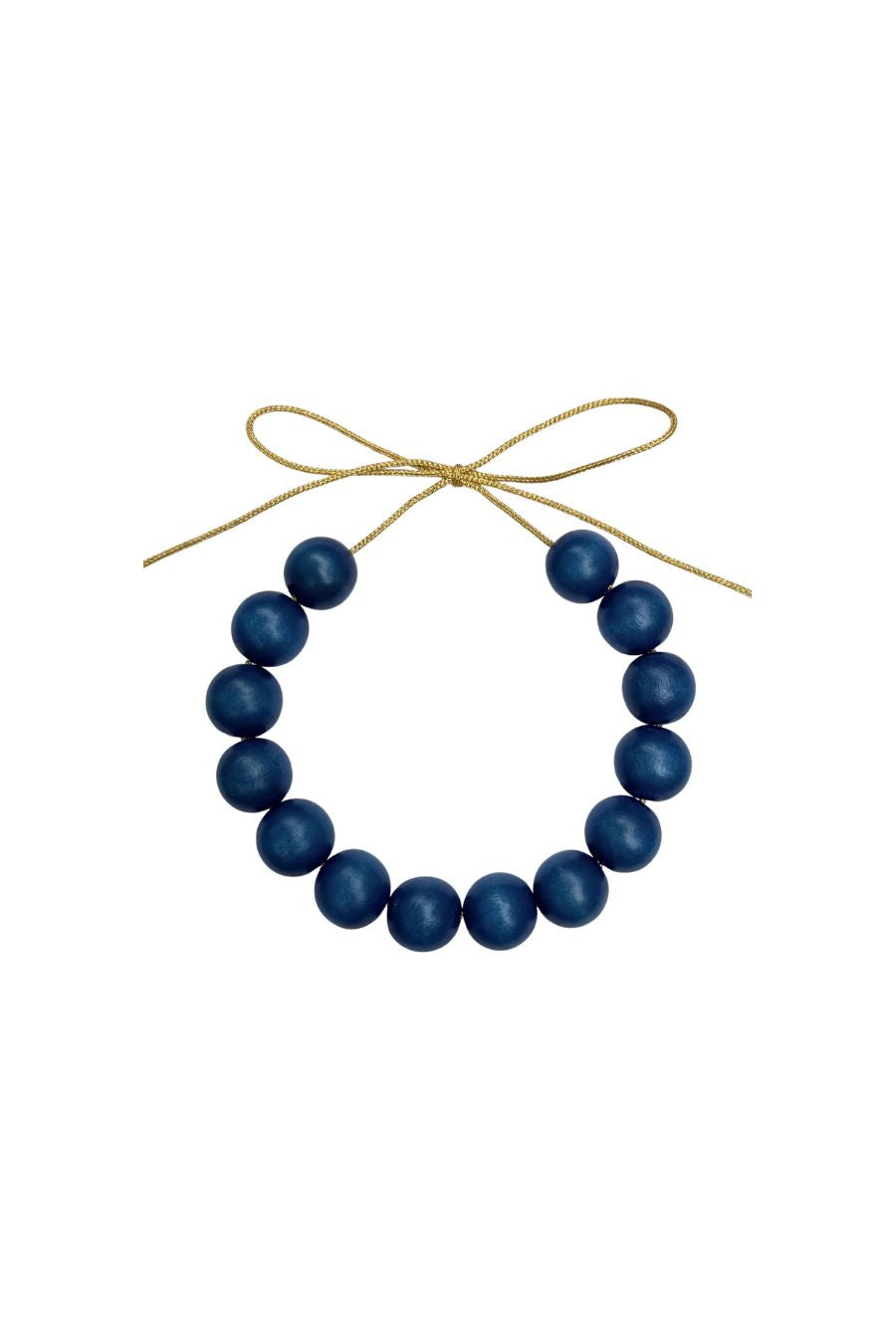 Peacock Blue Bubble Necklace