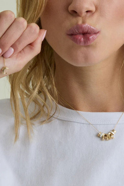 Groovy Initial Midi Bead M