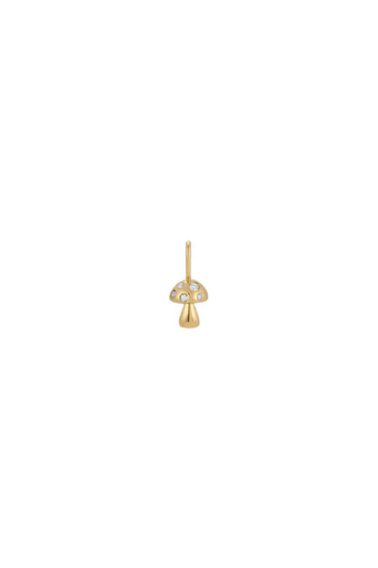Diamond Mushroom Mini Charm