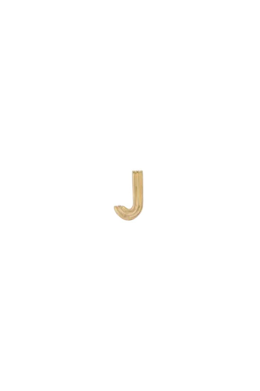 Groovy Initial Midi Bead J