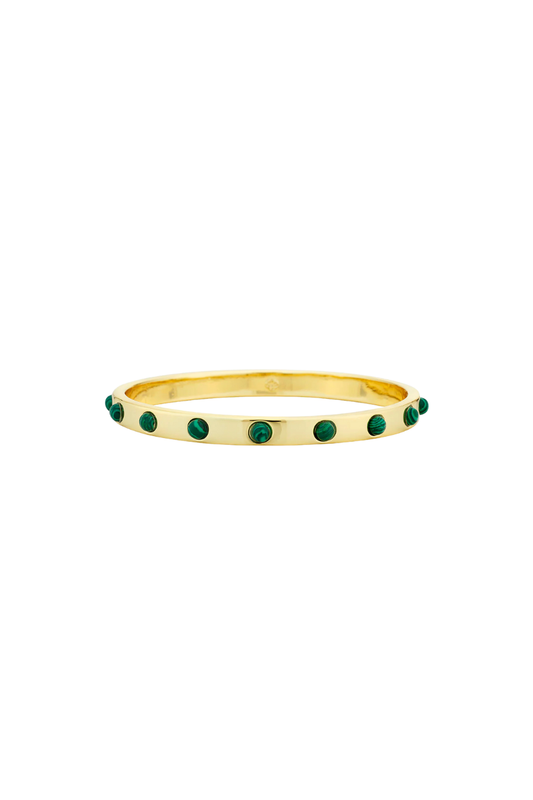 Stella Bangle in Malachite
