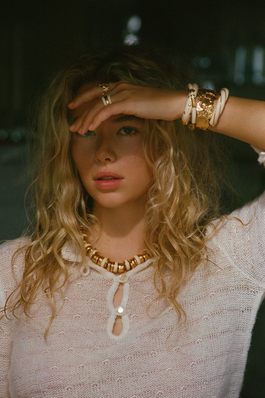 Studded Moon Caftan Bangle