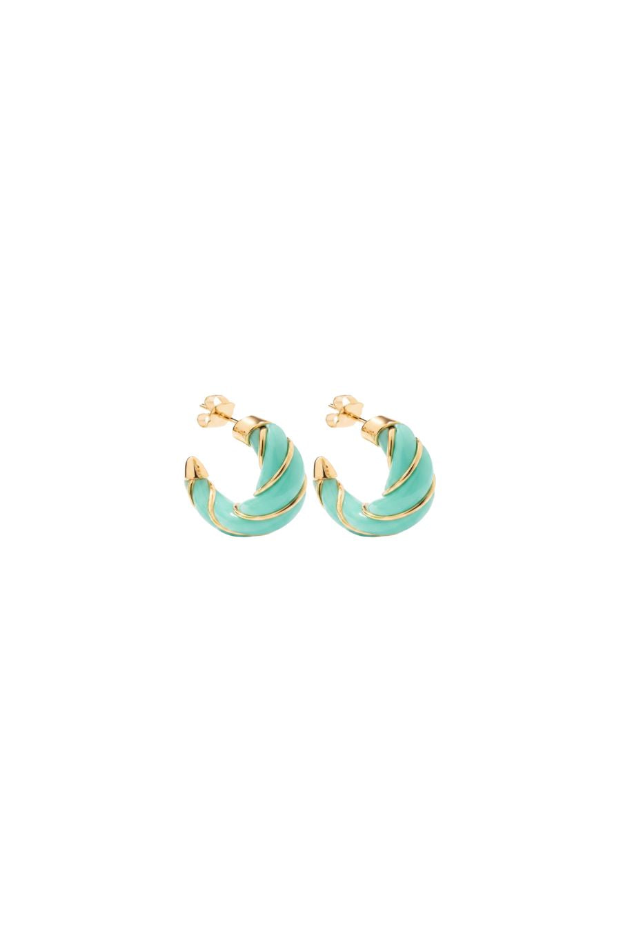 Diana Mini Earrings in Aqua