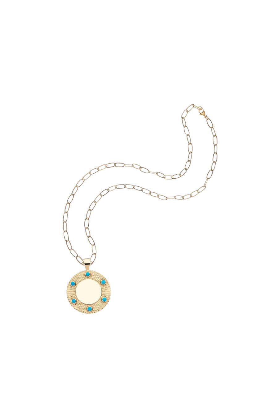 Forever Around The Sun Necklace in Turquoise