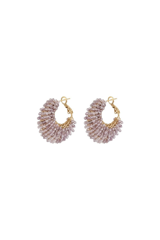 Izzia Earrings in Lilac