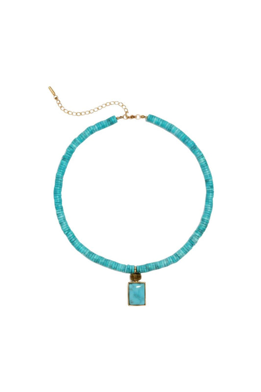 Alette Necklace in Larimar