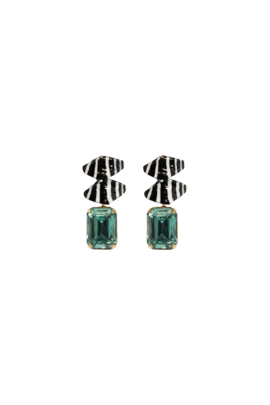 Aidan Earrings in Zebre