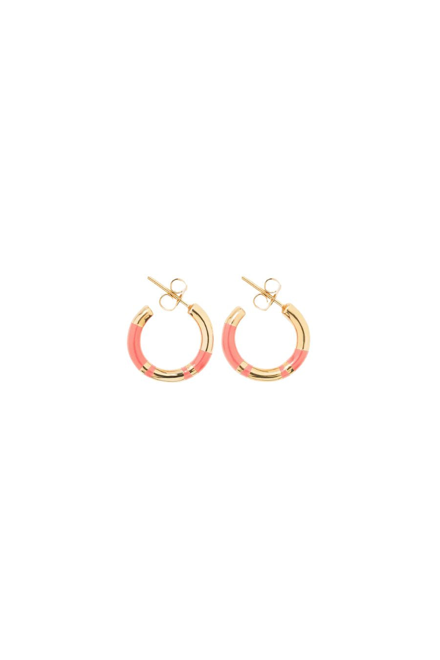 Positano Mini Hoops in Pink
