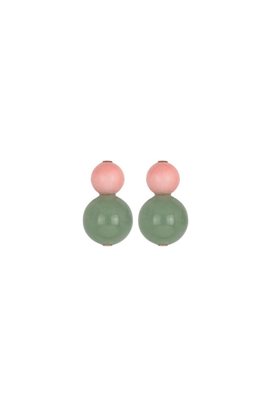 Cara Earrings in Aventurine Multi