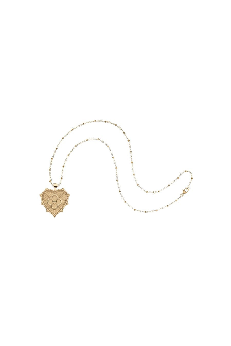 LOVE JW Quatrefoil Heart Necklace