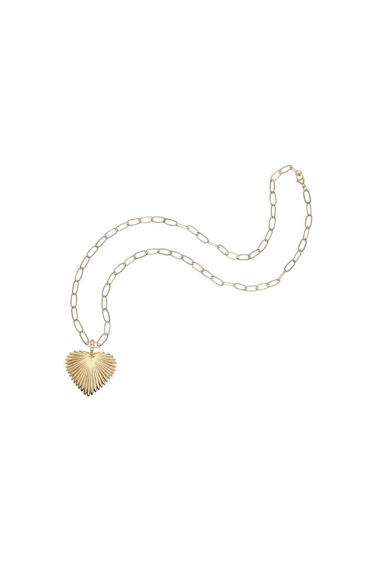 LOVE Sun Palm Heart Necklace