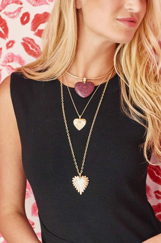 LOVE Sun Palm Heart Necklace
