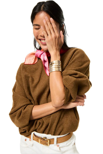 The Cobra Triple Wrap Bracelet in Gold