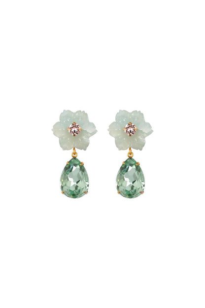 Juna Earrings in Aquamarine