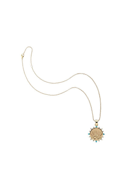 STRONG Petite Embellished Coin Necklace