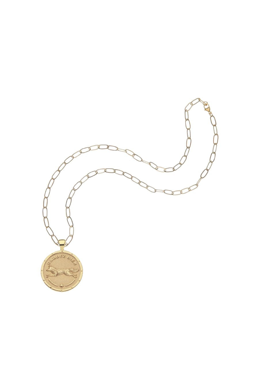 Protect Fox Coin Necklace
