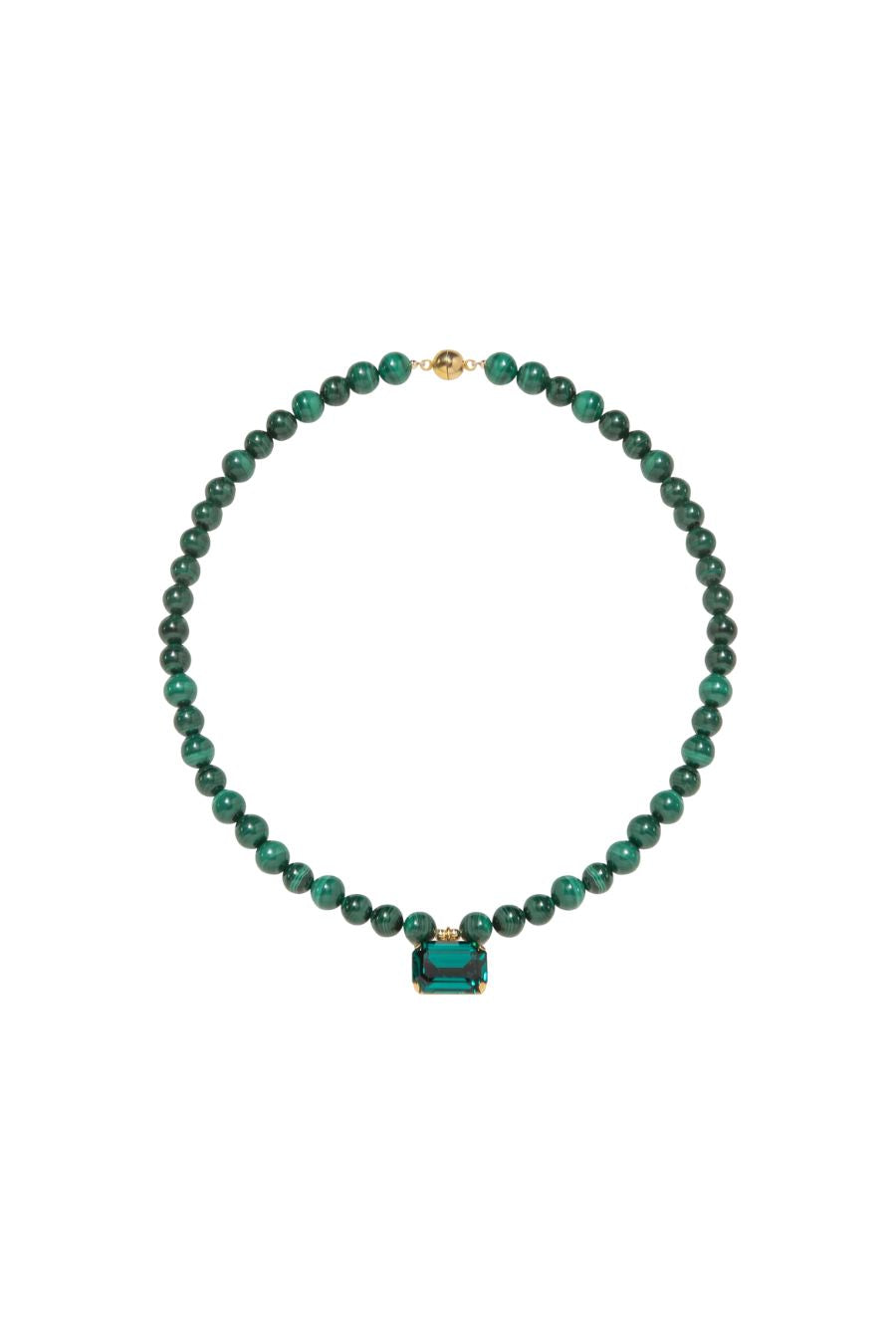 Sidonie Necklace in Malachite
