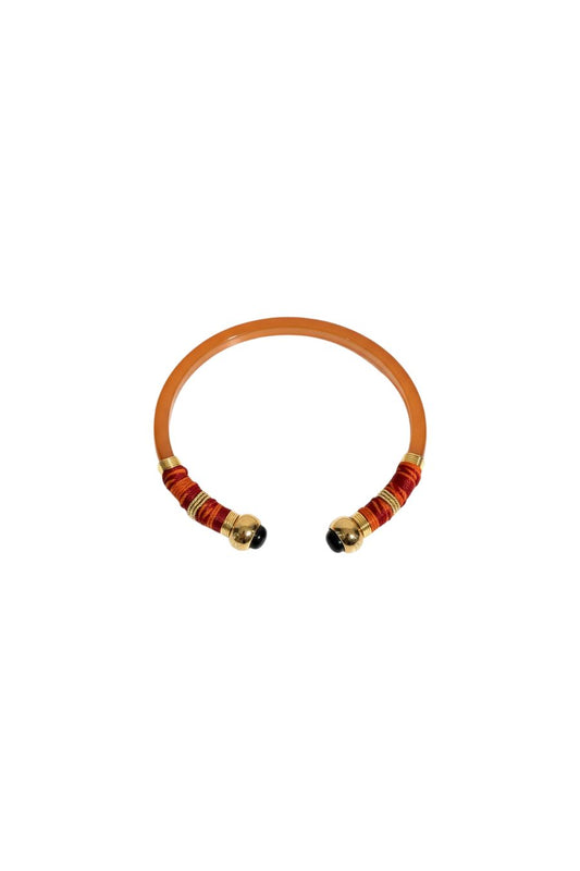 Sari Bracelet in Pink/Rust