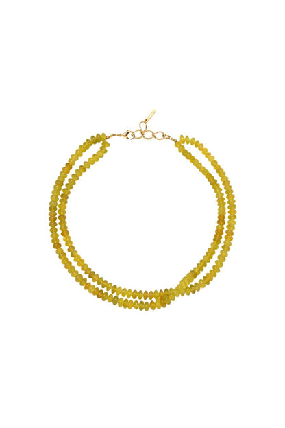 Veronica Necklace in Lemon Quartz