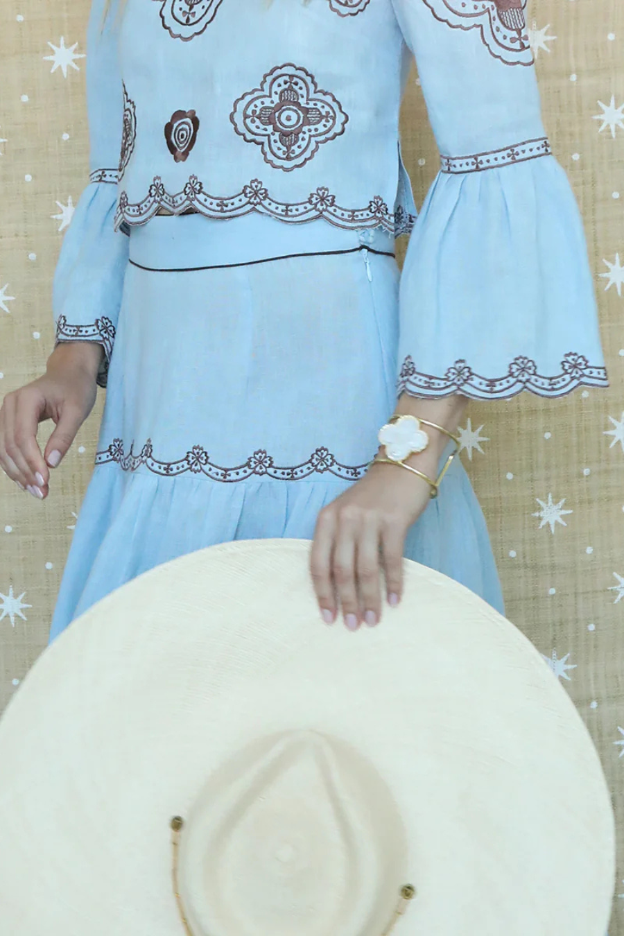 Meadow Cuff in Yellow Gold