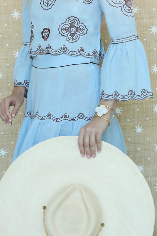 Meadow Cuff in Yellow Gold