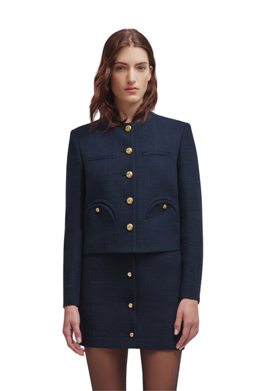 Missy Shamo Bolero in Navy