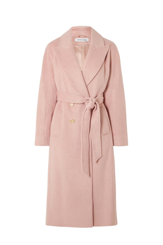 Della Dickey Coat in Deep Petal