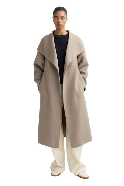 Long Coat in Dark Sand