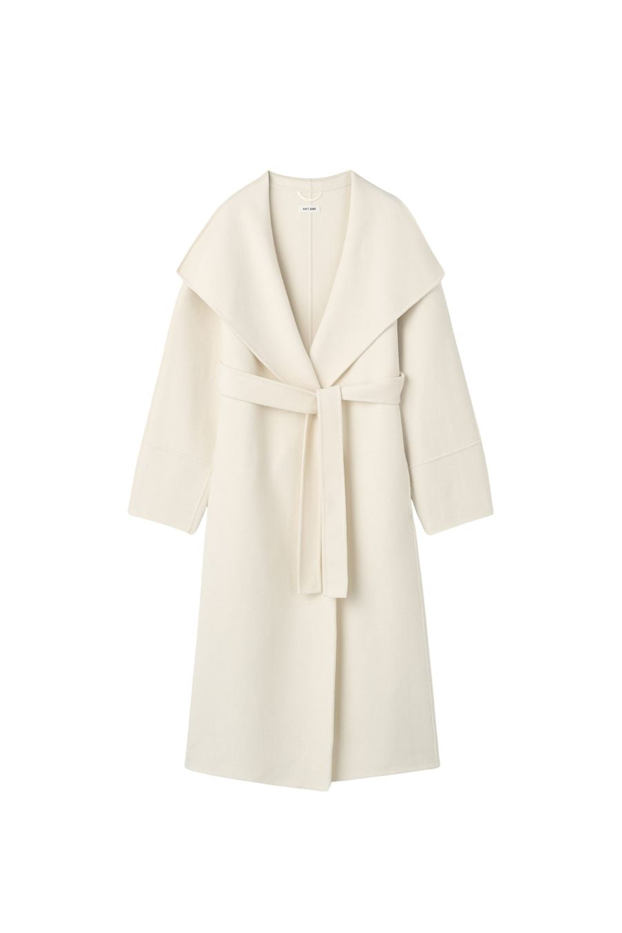 Long Coat in Feather White