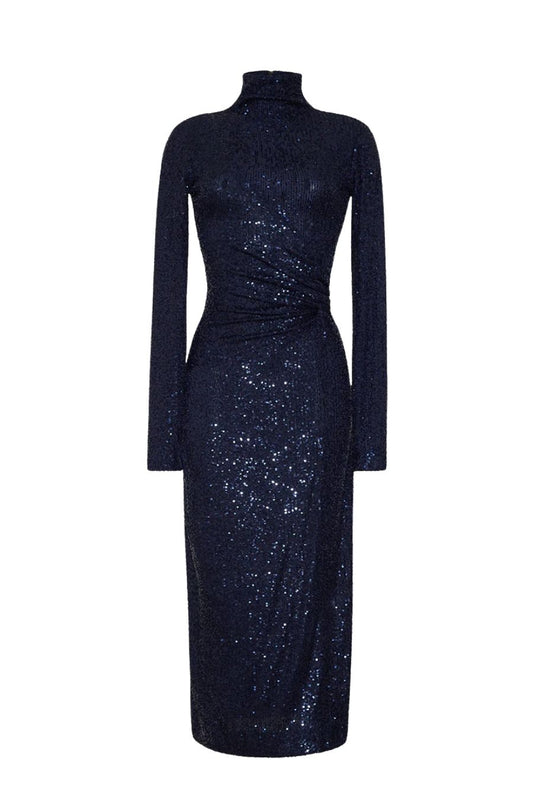 Ryan Dress in Midnight Sequins