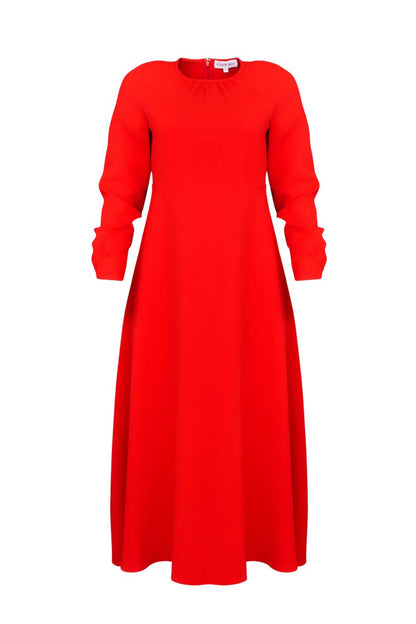 Delancey Dress in Red