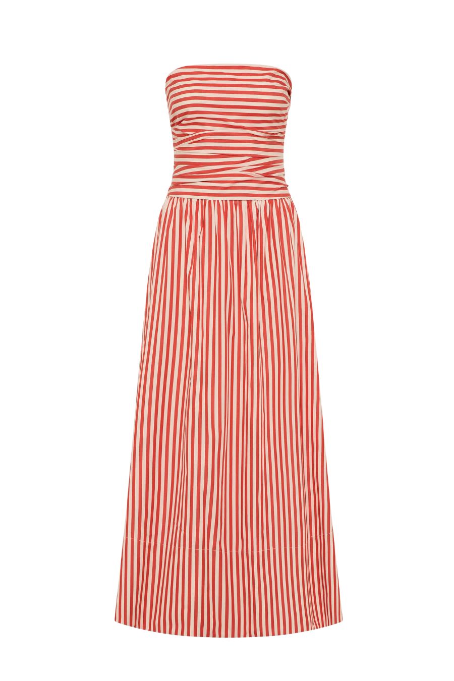 Vera Maxi Dress Orozco Stripe Dusty Tomato