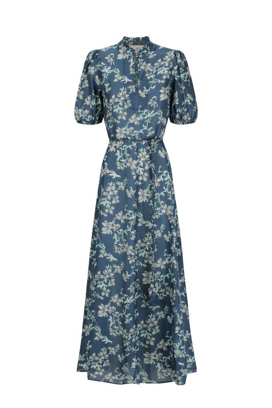 Oceanus Dress in Jasmine Blue