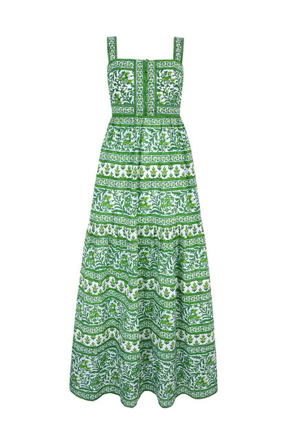 Lucia Dress in Verdant Botanics