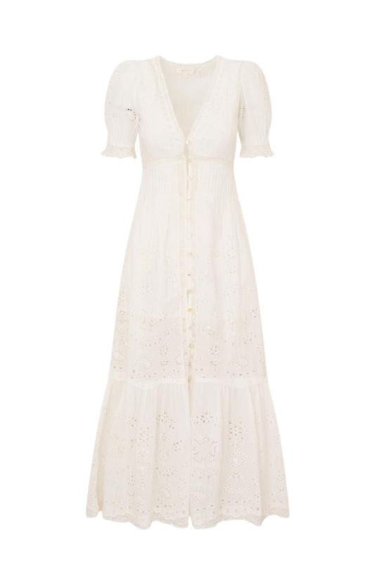 Tarragon Dress in White