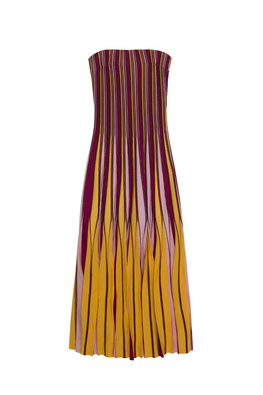 Soleil Midi Dress in Daisy Multi