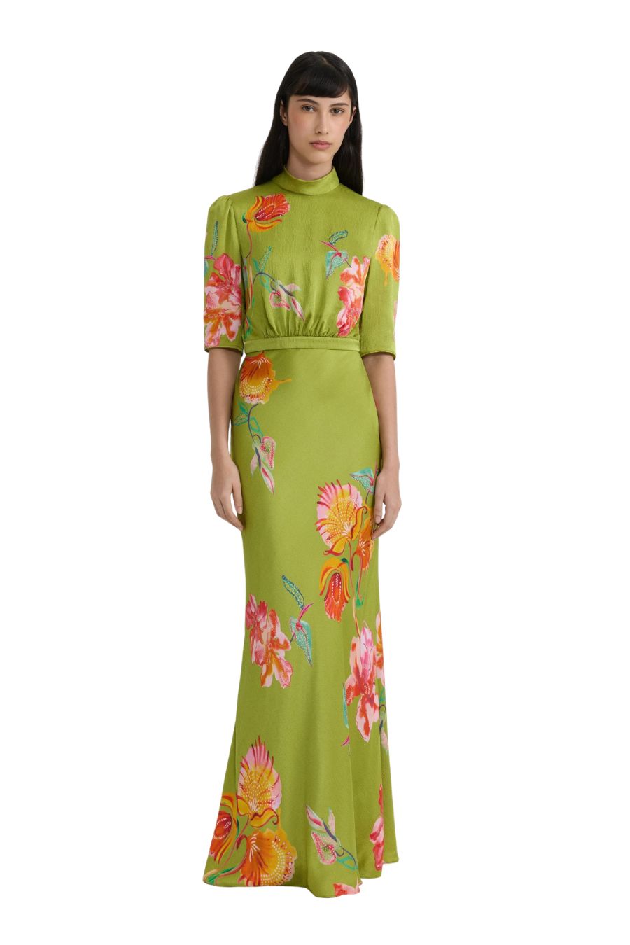 Adele B Dress in Lilia Garden