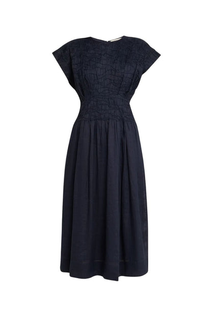 Imogen Dress in Navy