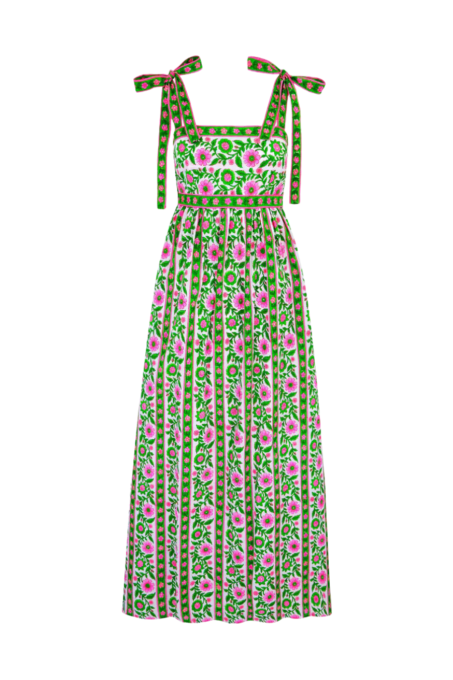 Emerald Border Mykonos Dress
