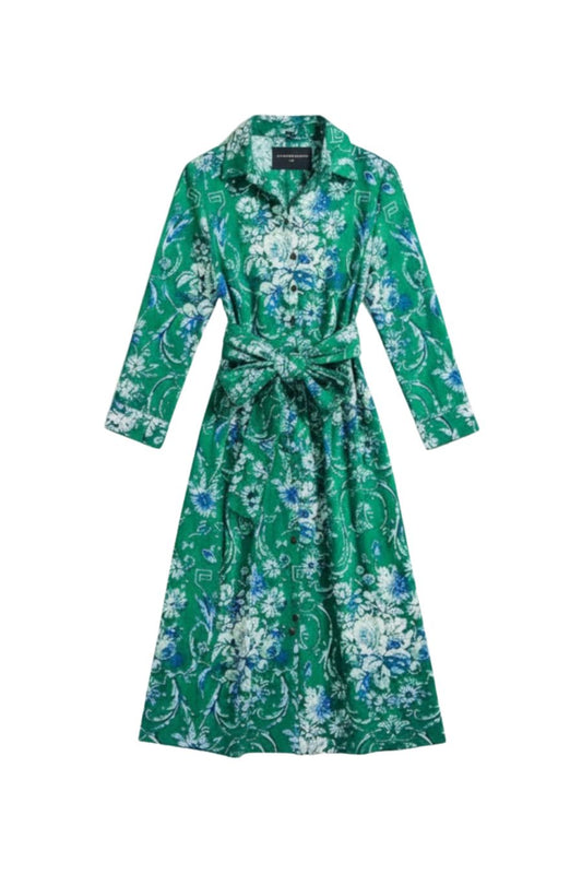 Audrey Dress in Pine Green