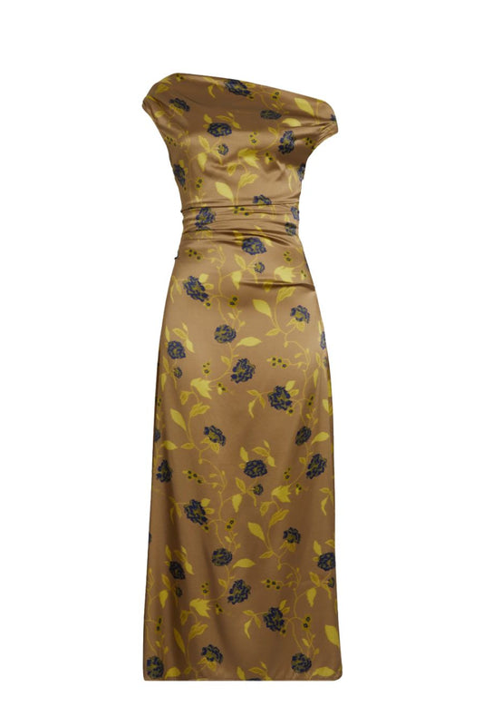 Phare Silk Dress in Vintage Floral