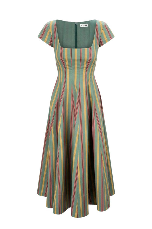 Short Sleeve Wells Dress in Trailblazer Stripe