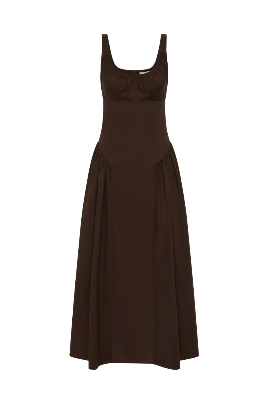 Marcella Midi Dress in Espresso