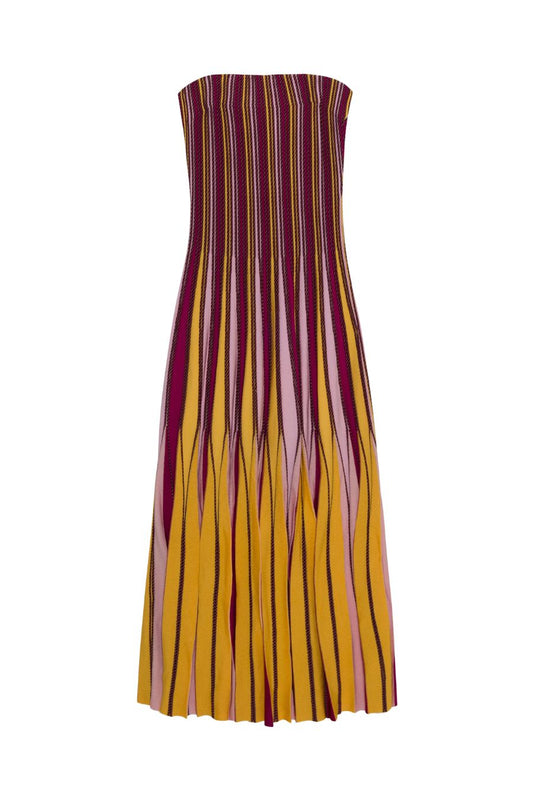 Soleil Midi Dress in Daisy Multi