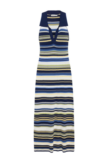 Kerrin Knit Midi Dress in Midnight Multi