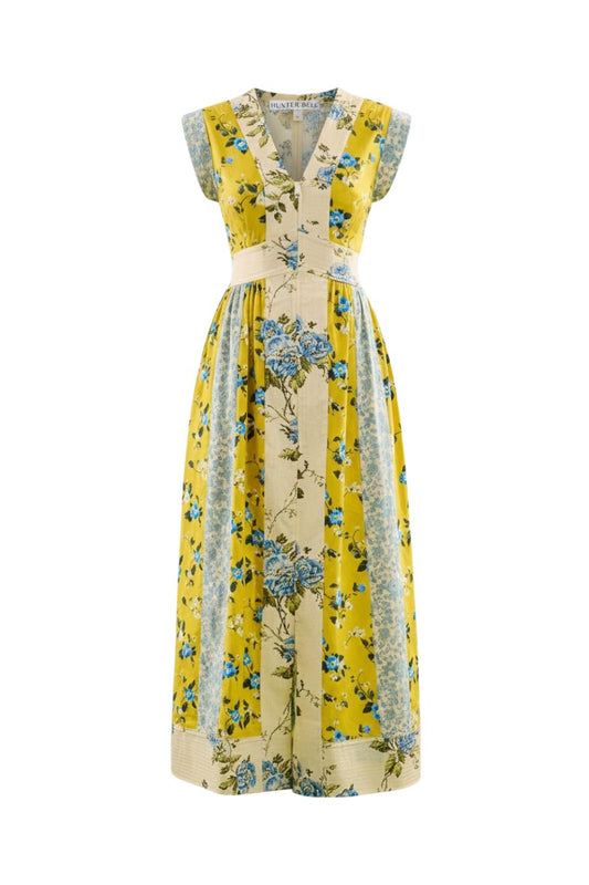 April Midi Dress in Meadow Mix